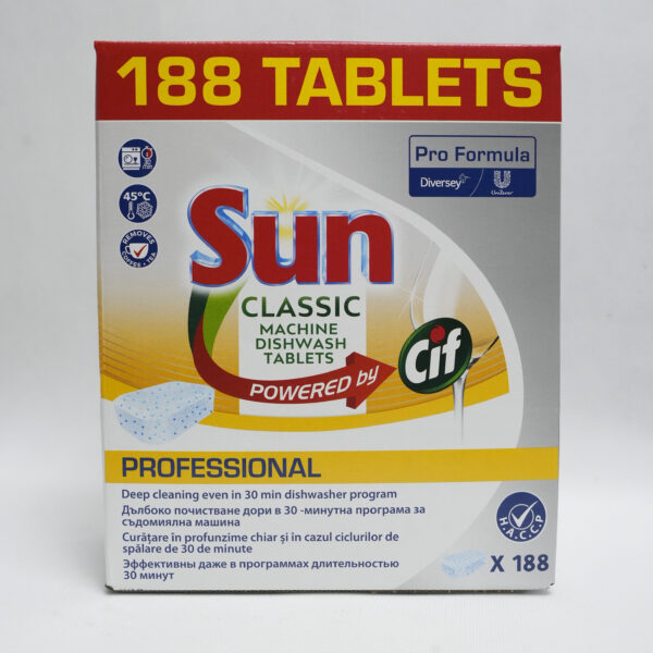 Sun/Cif Classic 188 szt. - Tabletki do zmywarki